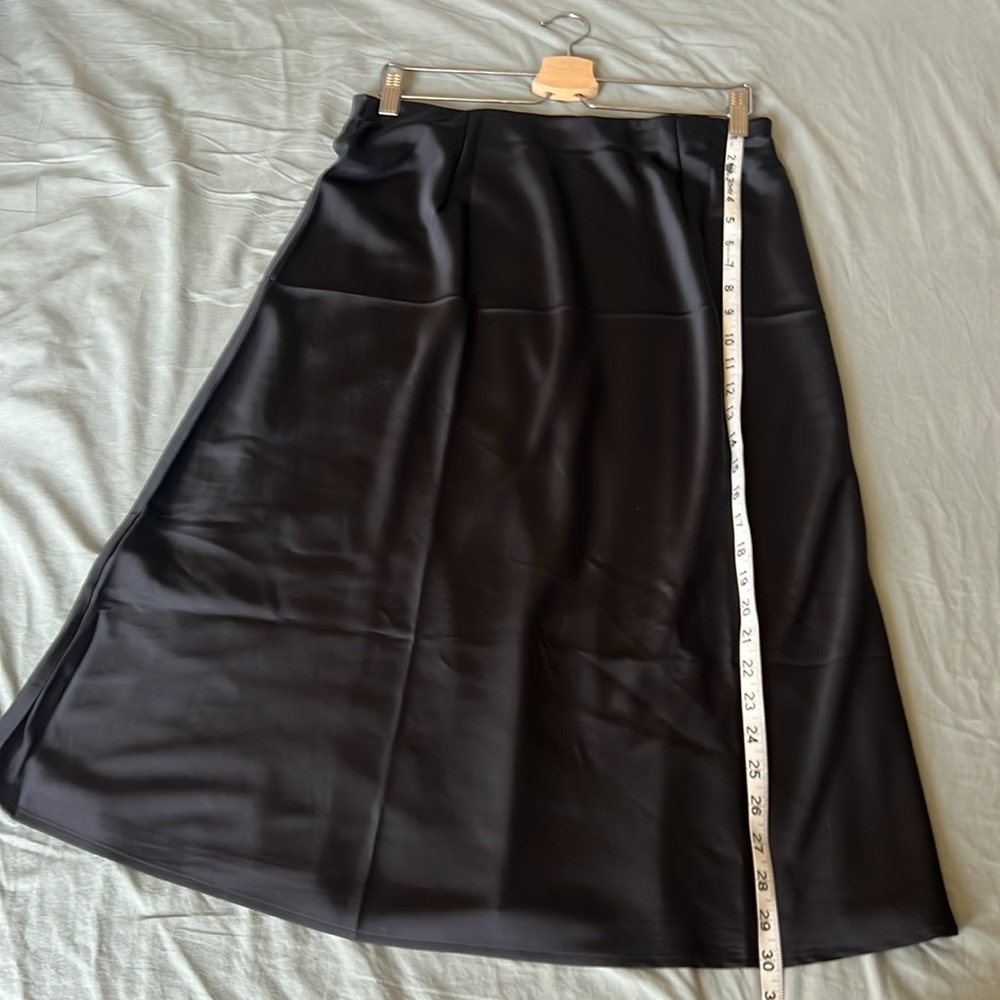 Elegant Black Women's High Waist Skirt